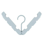 Foldable Clothes Hanger Drying Rack with 4 Hidden Clips for Home / Travel, Random Color Delivery, Foldable Clothes Hanger