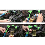 Multifunctional Car Foam Water Gun Garden Watering Tools Pet shower sprinkler,Random Color Delivery,Without Water Pipe, Water Gun