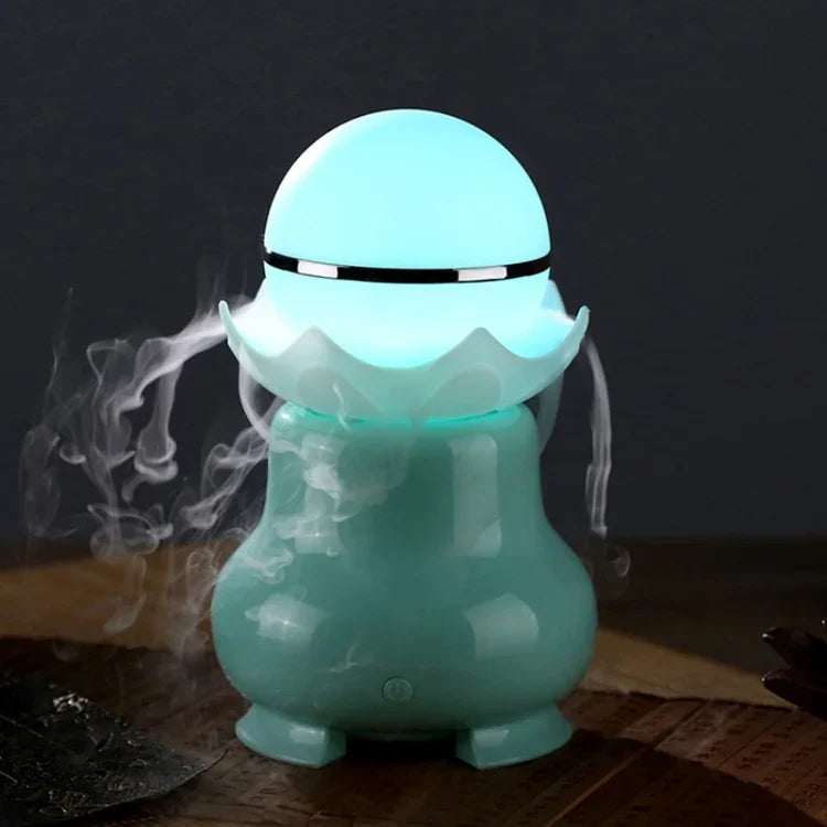4W USB Charging Night Luminescent Pearl Ultrasonic Aromatherapy Humidifier with LED Colorful Light for Home / Office, Water Tank Capacity: 95ml, DC 5V