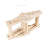 6 Bottles Racks Foldable Wine Stand Wooden Wine Holder Kitchen Bar Display Shelf, 6 Bottles