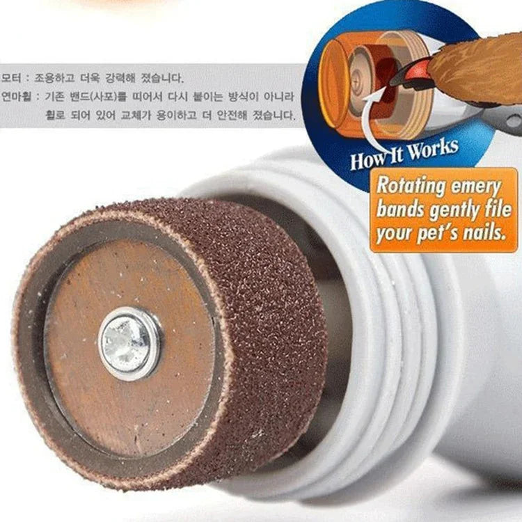 The Incredible Pet Nail Trimmer Electric Nail Grinder, Pet Nail Trimmer