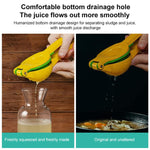 LsCook Aluminum Alloy Manual Dual Layers Lemon Juicer, Random Color Delivery, Aluminum Alloy