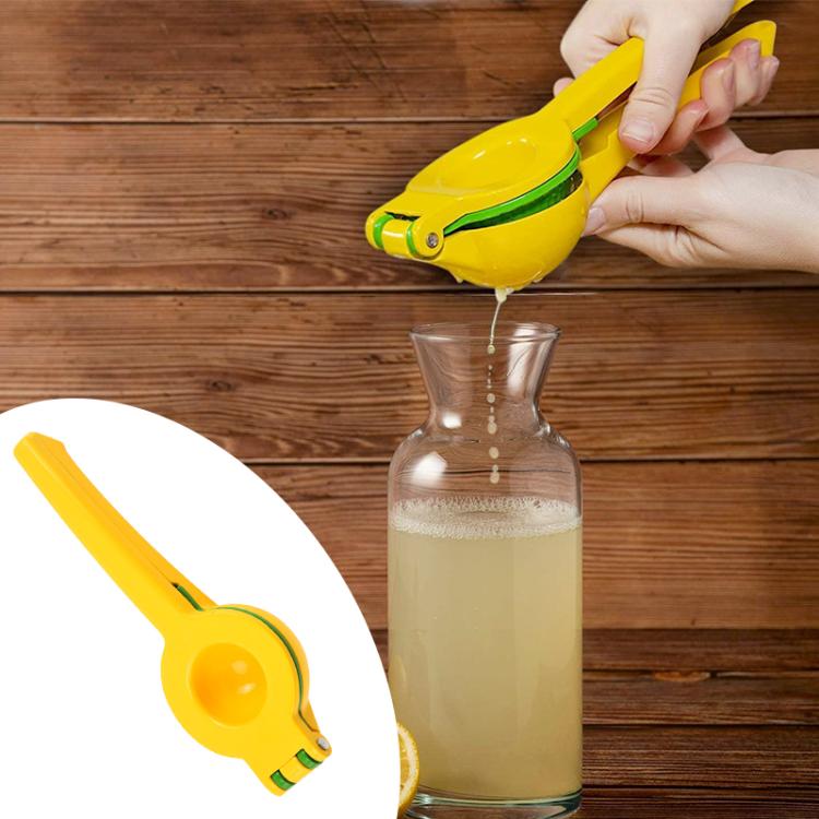 LsCook Aluminum Alloy Manual Dual Layers Lemon Juicer, Random Color Delivery, Aluminum Alloy