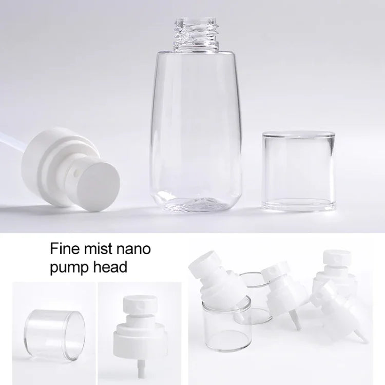 10 PCS Portable Refillable Plastic Fine Mist Perfume Spray Bottle Transparent Empty Spray Sprayer Bottle, 30ml, 30ml
