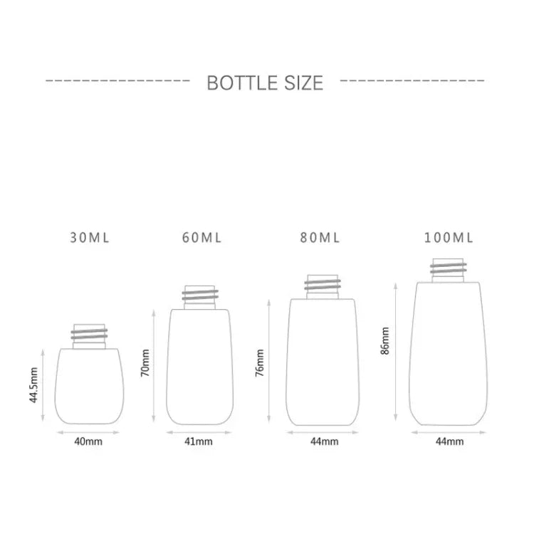 10 PCS Portable Refillable Plastic Fine Mist Perfume Spray Bottle Transparent Empty Spray Sprayer Bottle, 30ml, 30ml