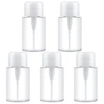Liquid Push Down Pump Dispenser Bottle Empty Plastic Bottle Container, 200ml, 200ml