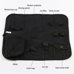 12 in 1 Stainless Steel Wine Cocktail Shaker Tools Set with Cloth Bag, Capacity: 550ml, 550ml