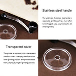 Portable Conical Burr Mill Manual Spice Herbs Hand Grinding Machine Coffee Grinder, Capacity: 20g, Capacity: 20g
