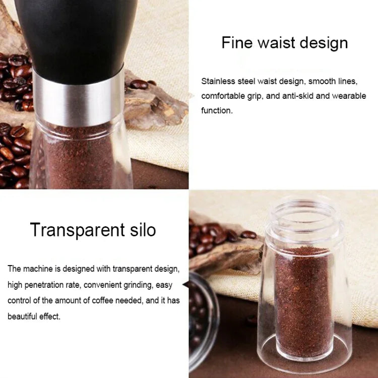Portable Conical Burr Mill Manual Spice Herbs Hand Grinding Machine Coffee Grinder, Capacity: 36g, Portable Conical