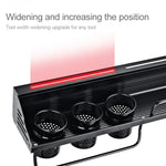 A Version 80cm 3 Cups 10 Hooks Kitchen Multi-function Wall-mounted Condiment Storage Rack, A Version 80cm 3 Cups