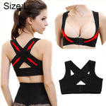 Women Ultrathin Kyphosis Correction Shoulder Support Tight-fitting Orthopedic Belt, Size:L, L