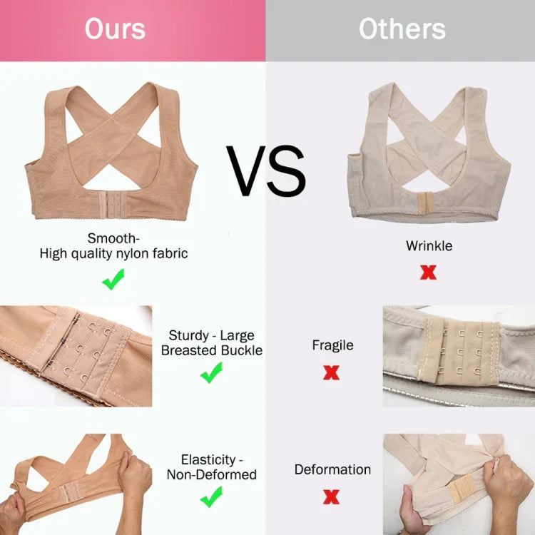 Women Ultrathin Kyphosis Correction Shoulder Support Tight-fitting Orthopedic Belt, Size:L, L