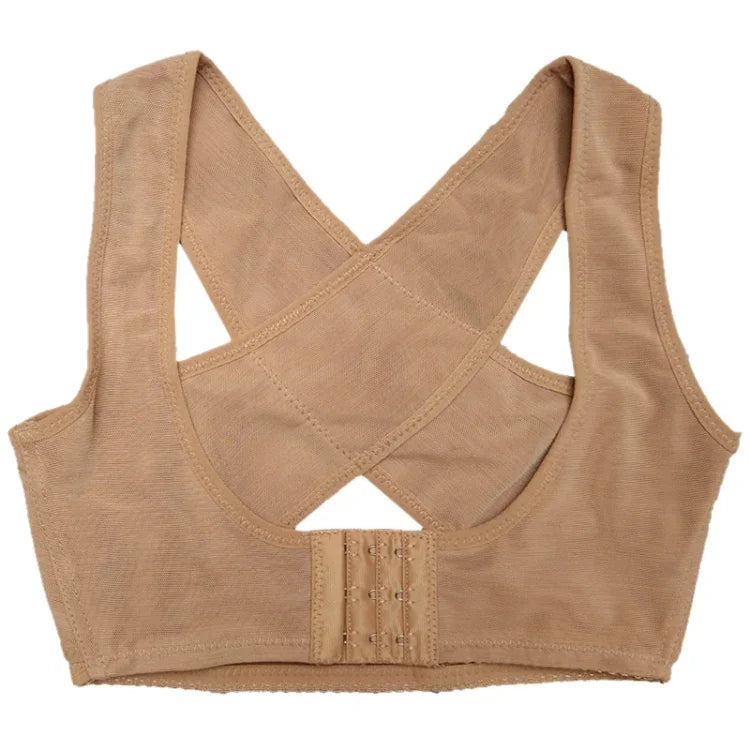 Women Ultrathin Kyphosis Correction Shoulder Support Tight-fitting Orthopedic Belt, Size:S, S