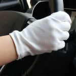 12 Pairs Pure Cotton Working Gloves, Medium Thick Size：Free Size, Medium Thick, Size：Free Size