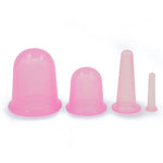 4 in 1 Health Care Body Massage Vacuum Silicone Cupping Cups,Random Color Delivery, 4 in 1