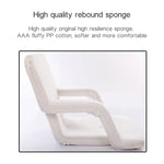 A3 Creative Lazy Sofa with Armrests Foldable Single Backrest Recliner, 92x58x12cm (Yellow), 92x58x12cm (Rose Red), 92x58x12cm (Red), 92x58x12cm (Blue), 92x58x12cm (Khaki), 92x58x12cm (Coffee), 92x58x12cm  (Black)