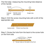 5027-128 Gold Imitated Zinc Alloy Ceramic Handle for Cabinet Wardrobe Drawer Door, Hole Spacing: 128mm, 5027-128