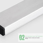 Kitchen Free Punching Wall-mounted 304 Stainless Steel Magnetic Knife Holder, Size:41x4x1.5cm, Size:41x4x1.5cm
