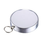 Outdoor Sports Camping Hiking Pointer Guider Aluminum Alloy Compass Hiker Navigation with Keychain, Random Color Delivery, G44-2