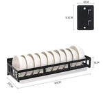 Stainless Steel Wall-mounted Kitchen Rack Hanging Bowl Holder, Bowl Holder