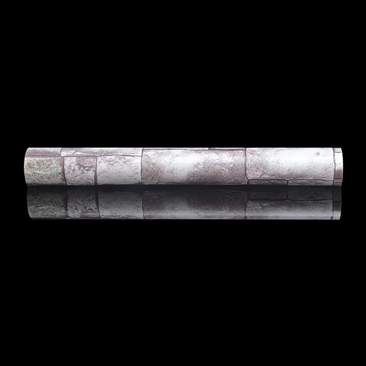 Qingshi Creative 3D Stone Brick Decoration Wallpaper Stickers Bedroom Living Room Wall Waterproof Wallpaper Roll, Size: 45 x 1000cm, Qingshi