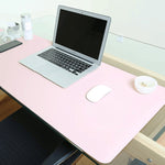 Multifunction Business Double Sided PU Leather Mouse Pad Keyboard Pad Table Mat Computer Desk Mat, Size: 120 x 60cm, Size: 120 x 60cm(Black Red), Size: 120 x 60cm, Size: 120 x 60cm(Green + Silver), Size: 120 x 60cm(Blue + Yellow)