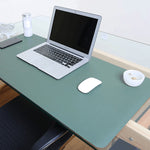 Multifunction Business Double Sided PU Leather Mouse Pad Keyboard Pad Table Mat Computer Desk Mat, Size: 120 x 60cm, Size: 120 x 60cm(Black Red), Size: 120 x 60cm, Size: 120 x 60cm(Green + Silver), Size: 120 x 60cm(Blue + Yellow)