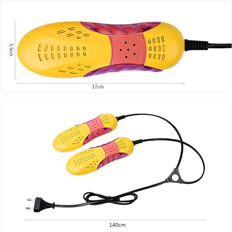 Multifunctional Household Cartoon Dehumidification Deodorization Shoe Warmer Dryer with Lighting, US Plug, US Plug