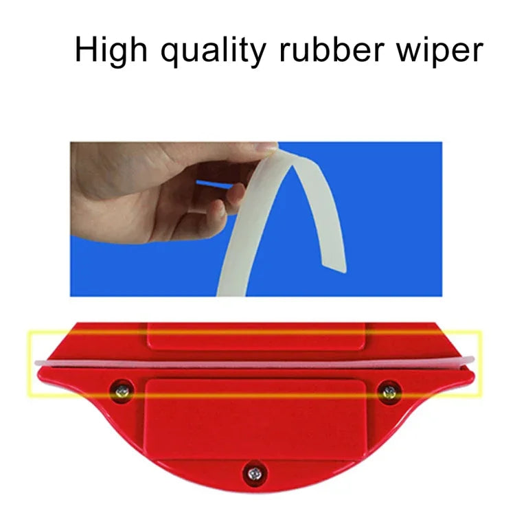 Useful Double Side Glass Wiper Cleaning Brushes Window Cleaner, Applicative Range: 3-8mm Glass, 3-8mm Glass Cleaner