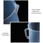 5000ml Food Grade PP Plastic Flask Digital Measuring Cup Cylinder Scale Measure Glass Lab Laboratory Tools, 5000ml