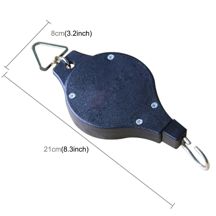 Plant Pulley Adjustable Heavy Duty Hanging Hooks Plant Hangers for Hanging Planters, Pulley Hanging Hooks