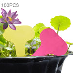100PCS Floral Label Gardening Label Waterproof small card Insert Label Potted Label,Random Color Delivery, Plant Label 3