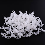 500 PCS 25mm Plastic Fixed Tie Clip Hanging Crane Folder Vines Plant Fixed Clip, 500 PCS