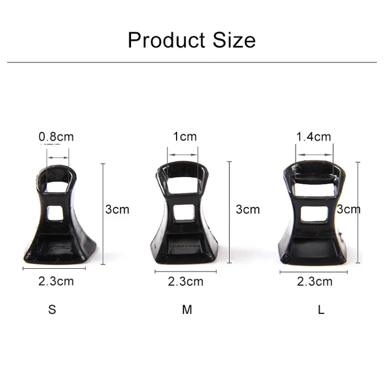 5 Pairs Hard Wearing Anti-slip PVC StoppersShoes High Heel Cover Protectors, Size: M ,Random Color Delivery, Size: M