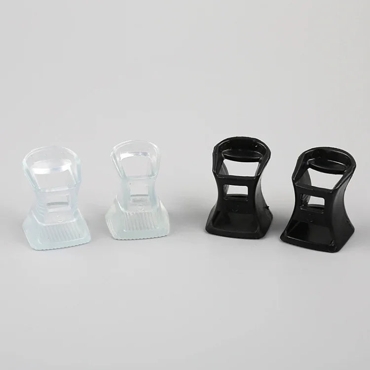 5 Pairs Hard Wearing Anti-slip PVC StoppersShoes High Heel Cover Protectors, Size: M ,Random Color Delivery, Size: M