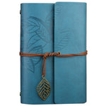 Creative Retro Autumn Leaves Pattern Loose-leaf Travel Diary Notebook, Size: L, L
