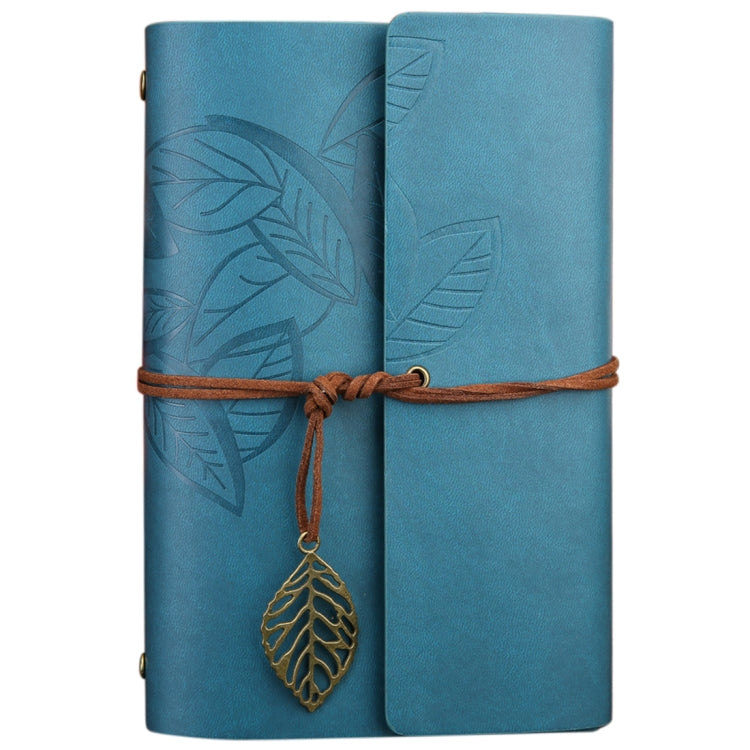 Creative Retro Autumn Leaves Pattern Loose-leaf Travel Diary Notebook, Size: L, L