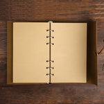 Creative Retro Autumn Leaves Pattern Loose-leaf Travel Diary Notebook, Size: S, S