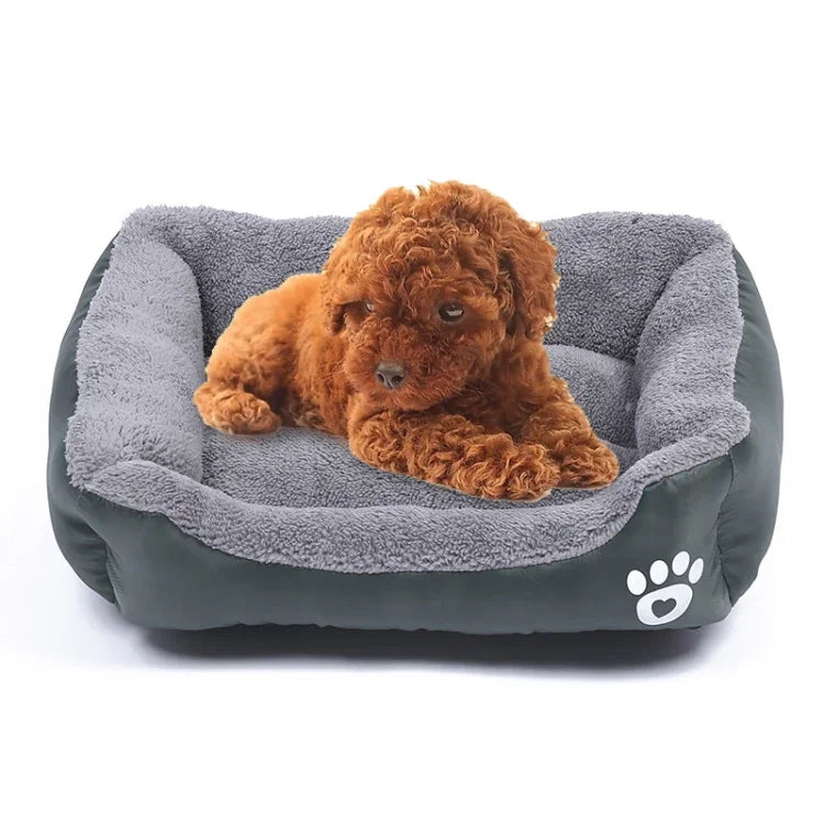Candy Color Four Seasons Genuine Warm Pet Dog Kennel Mat Teddy Dog Mat, Size: L, 66×50×14cm, Size: L