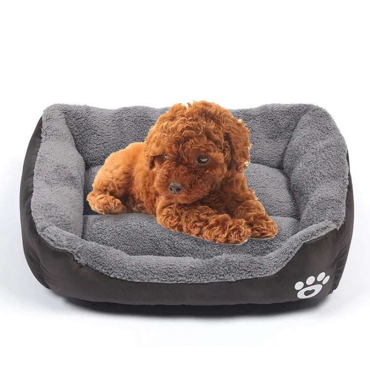 Candy Color Four Seasons Genuine Warm Pet Dog Kennel Mat Teddy Dog Mat, Size: M, 54×42×12cm, Size: M