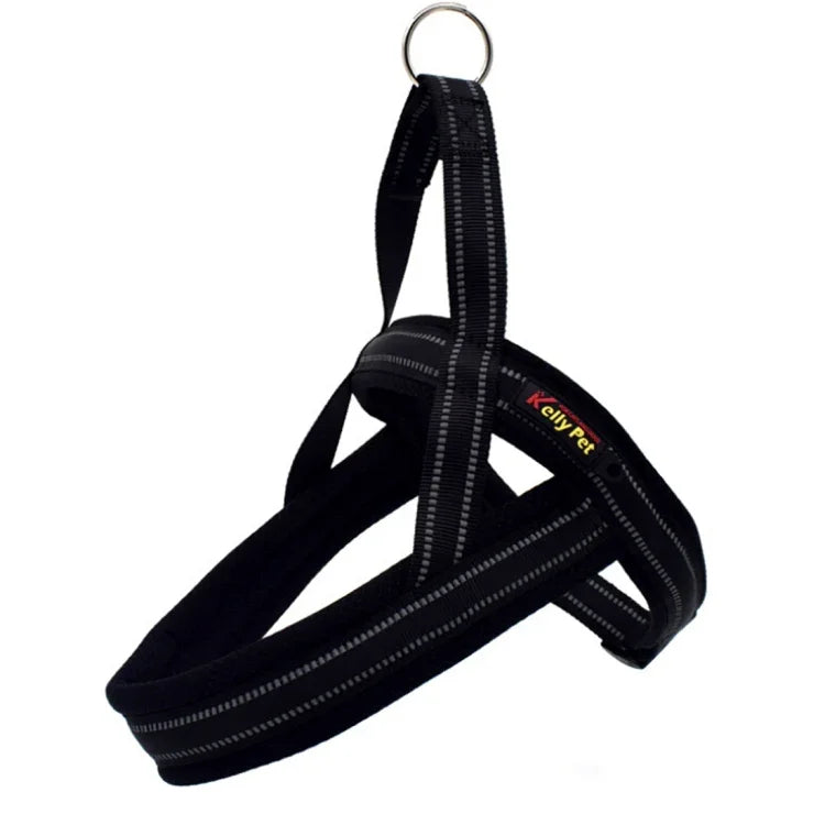 Pet Dogs A7 Reflective Polyester Chest Harness Lead Leash Traction Big Dogs Safety Chain Rope Collar, Size: XS, 2.0*42*50cm, Size: XS, 2.0*42*50cm