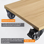 2 PCS 2 inch Furniture Cabinet Coffee Table Silent Universal Wheel, 2 inch Universal Wheel
