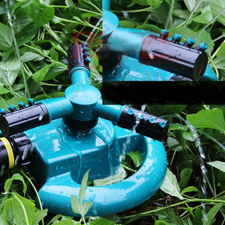 Garden Automatic Rotating Nozzle 360 Degree Rotary Automatic Sprinkler Garden Lawn Watering Nozzle Irrigation Nozzle with 1/2 inch Water Hose Connector, With 1/2 inch Water Hose Connector