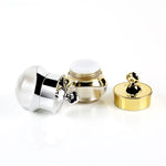 Acrylic Travel Containers with Hard Sealed Lids Suitable for Face Hand Body Cream, 5ml