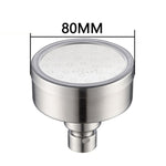 Removable and Washable 304 Stainless Steel Round Pressurized Top Spray Shower Head, Size: 80mm, Pattern C