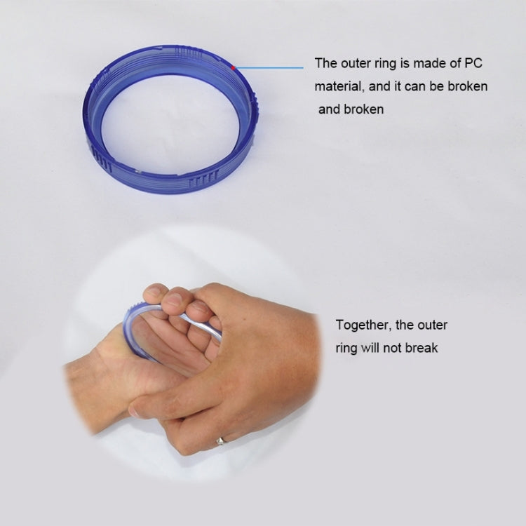 PC Negative Ions Shower Head, Size: Large, Interface:  2cm, Size: Large,(Blue)