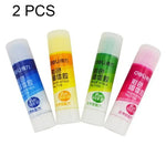2 PCS School Supplies Solid Glue High Viscosity Color Without Formaldehyde Solid Glue, Random Color Delivery, 7119