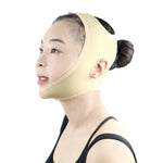 Lycra Flesh Color Breathable Skin Care And Lift Reduce Double Chin Mask Face Belt, Size: L, Size: L
