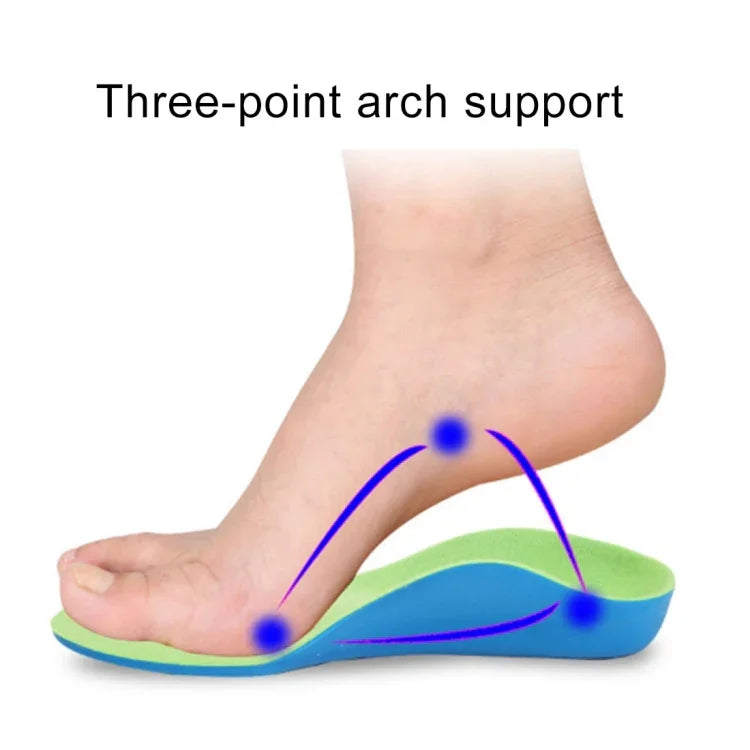 Children PU XO Leg Corrective Insole, Size: 17cm, Size: 17cm