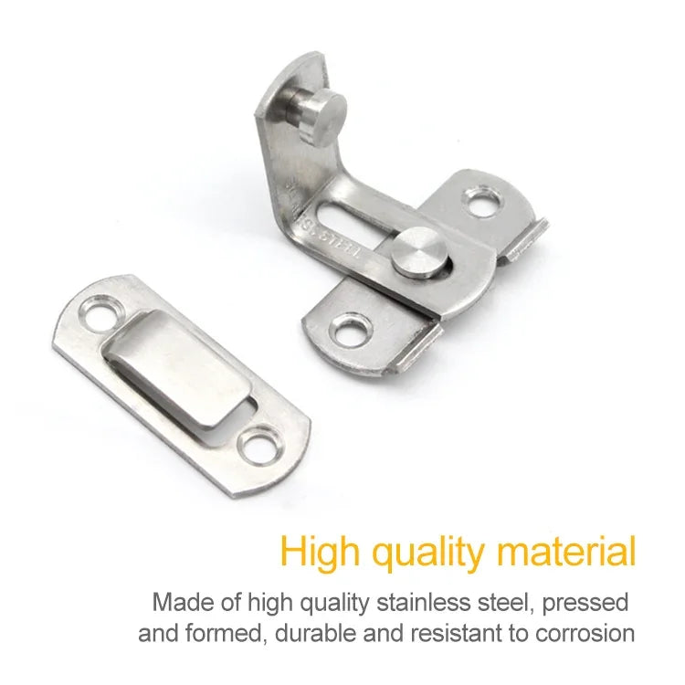 2 PCS Security Door Stainless Steel 90 Degree Right Angle Door Buckle Corner Insert, Door Buckle Corner Insert